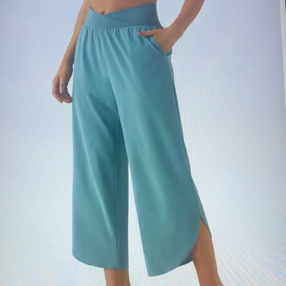 3X.   HALARA BREEZEFUL CROSSOVER QUICK DRY RESORT WIDE LEG PANT